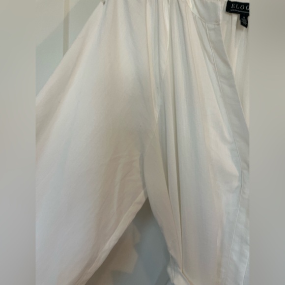 ELOQUII Relaxed White Applique Button Down Giraffe Dress Resort Safari 20 NWT - Picture 9 of 16